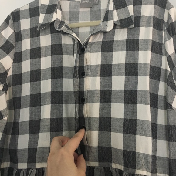 ASOS Large Gingham Print Dress - Picture 6 of 7